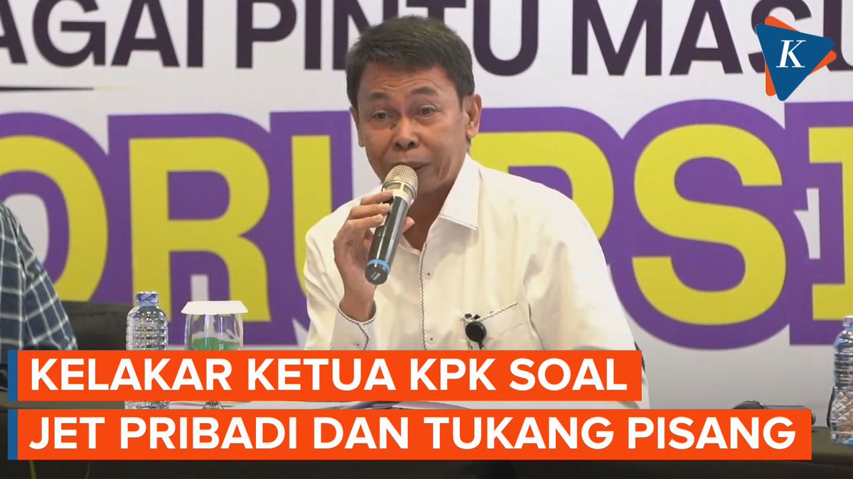 Kelakar Ketua KPK: Jangan Mimpi Nebeng Jet Pribadi kalau Cuma Jualan Pisang < #KPK #JetPribadi