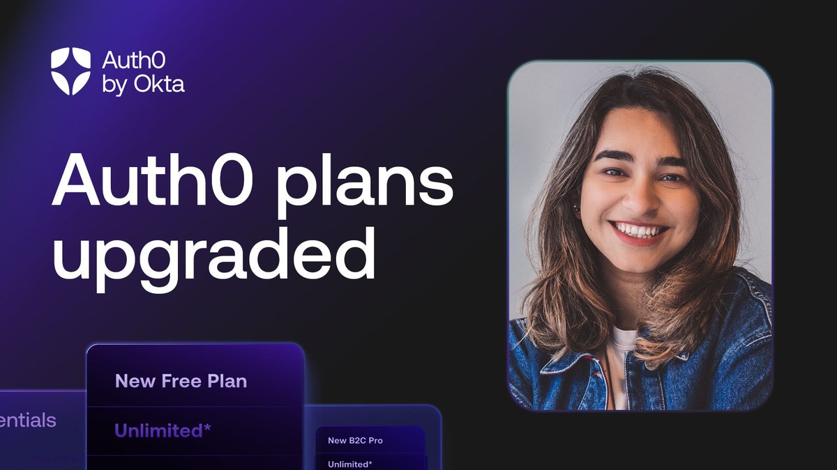 You asked, we delivered! 🙌 Our Free Plan now includes a Custom Domain, 5 Actions, and 25,000 MAUs. Sign up today and elevate your app’s identity management.