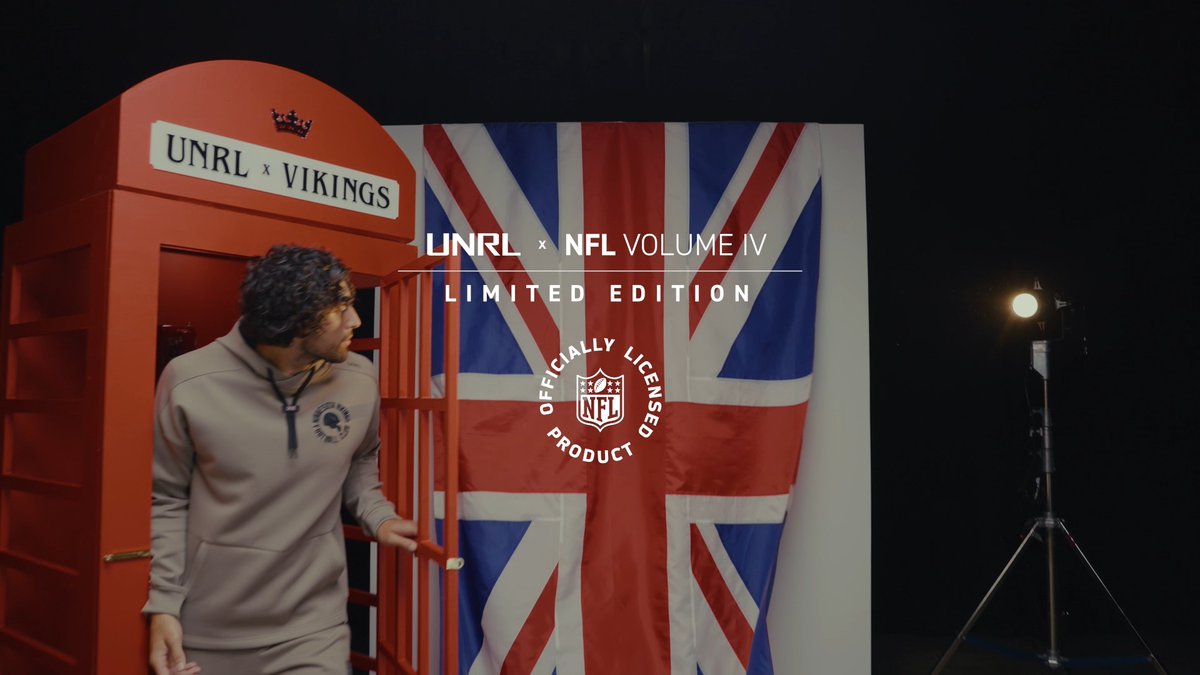 UNRL x Minnesota Vikings | UK Edition 🇬🇧 This Vikings Exclusive drop features a limited edition hoodie + jogger kit designed to reflect the city of London's deep-rooted culture and sophisticated style. Limited units available. Get yours now before they’re gone at: + UNRL + Vikings Locker Room Store + NFL Shop