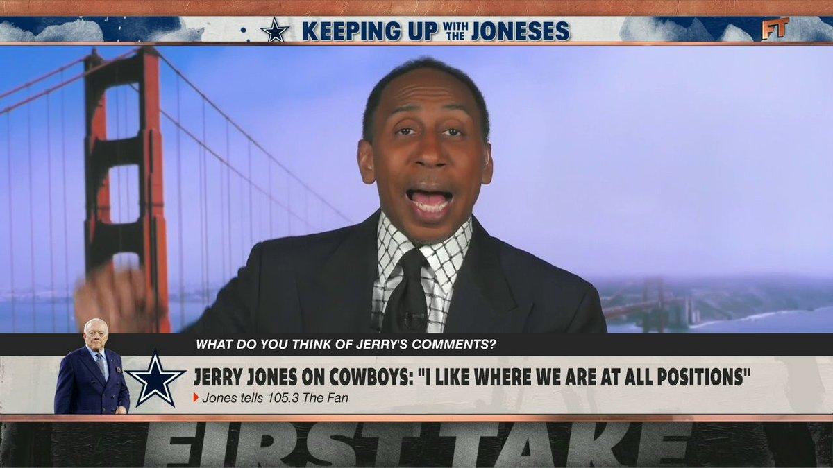 .Stephen A Smith believes the Cowboys should go after Bill Belichick 👀 "You do that, the Dallas Cowboys are challenging for the Super Bowl championship next year."