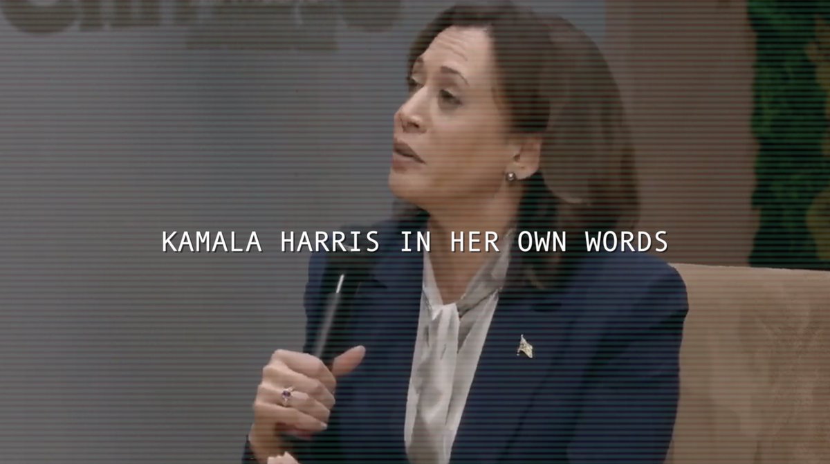 🚨 MUST WATCH → Kamala Harris tells you her radical agenda for America herself. Take her at her own word. Not even the media can spin this for her. Share this video to expose the real Kamala Harris.