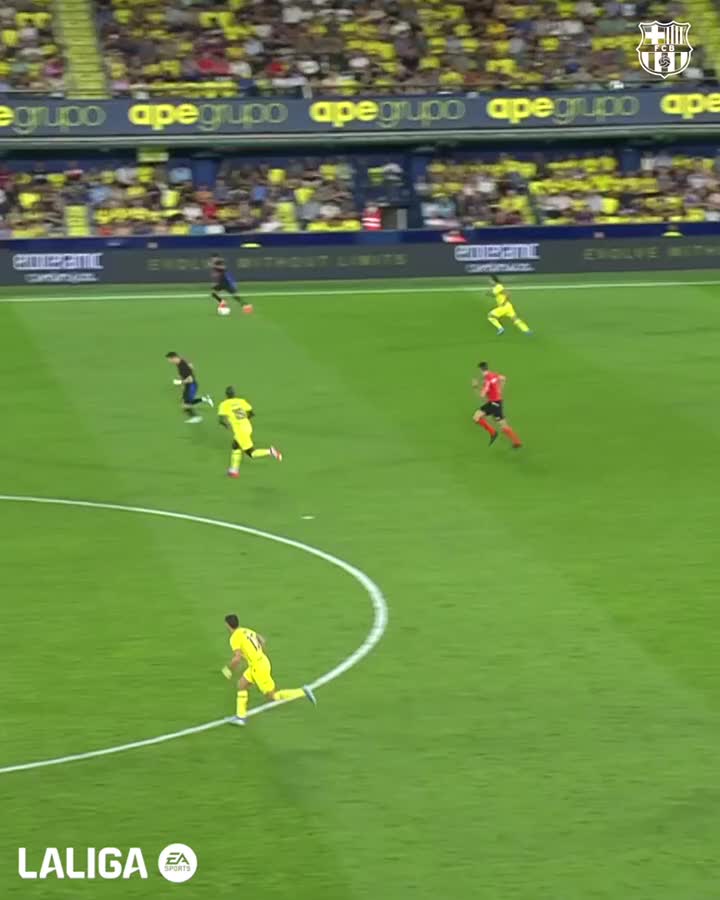 La passe géniale de Lamine Yamal face à Villarreal. 😍💎
