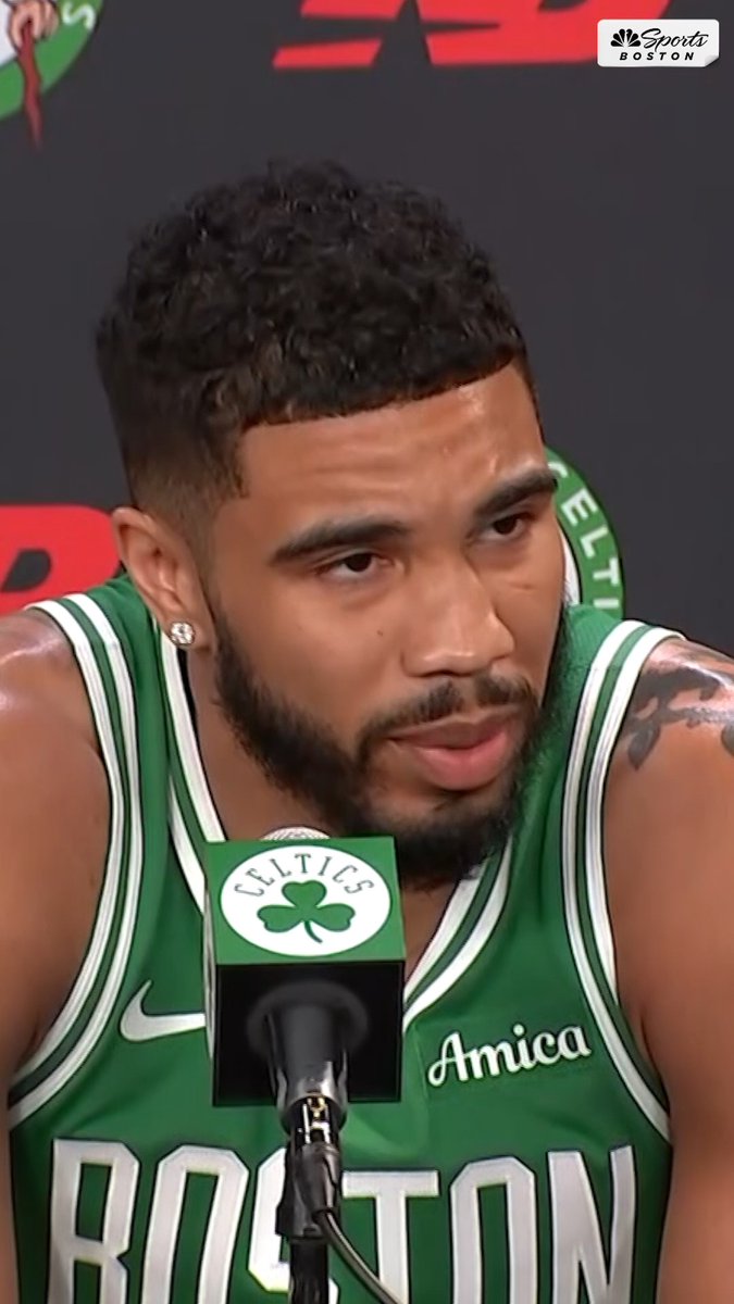 "I'm not going to give anybody in particular credit that they're motivating me coming into the season." Jayson Tatum on extra motivation after being benched for two games at the Olympics