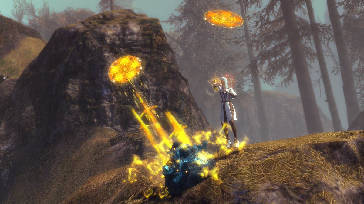 Summon golden divine power to aid you in gathering all that you need from Tyria's lush resources! Check out what's new in the #GuildWars2 Gem Store:
