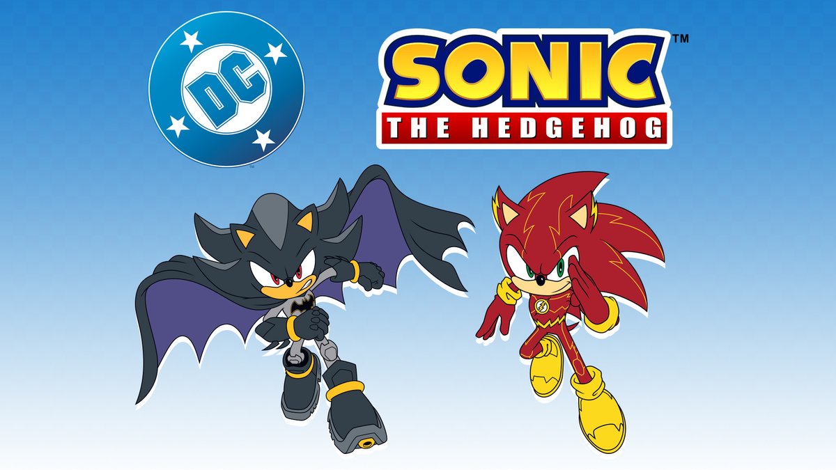 The worlds of DC Comics and Sonic the Hedgehog collide as a multi-year plan for comics, merch, and more is revealed! #DCxSonic