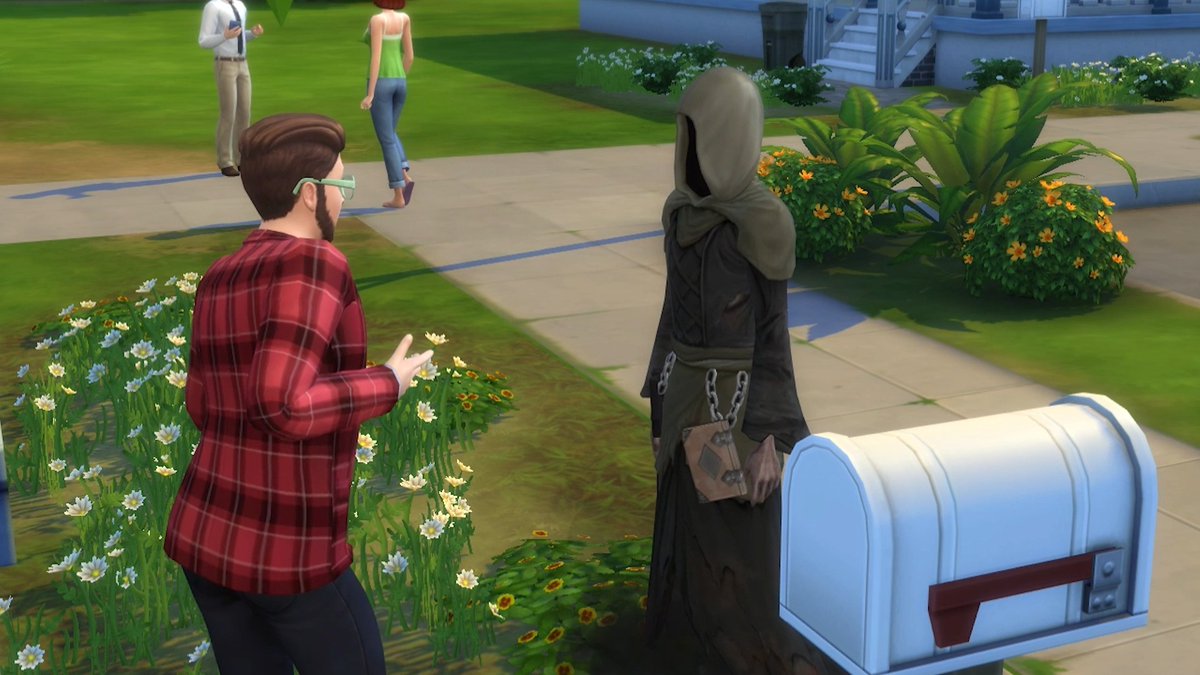 When Death comes knocking on your door...don't freak out! It's just the Grim Reaper delivering the newest Event in The Sims 4. Read our guide to find out more about how Events work: