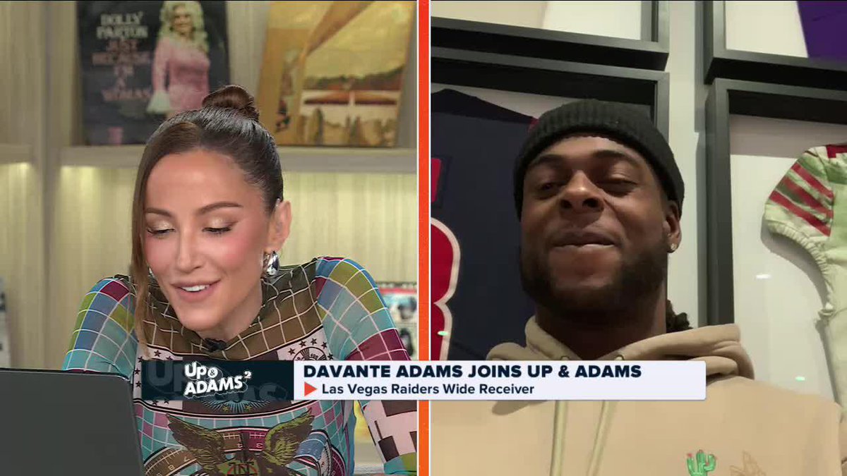 #Raiders 3x All Pro WR Davante Adams addresses the constant trade 'rumors' circulating him 👀🔊 Davante Adams Kay Adams Las Vegas Raiders