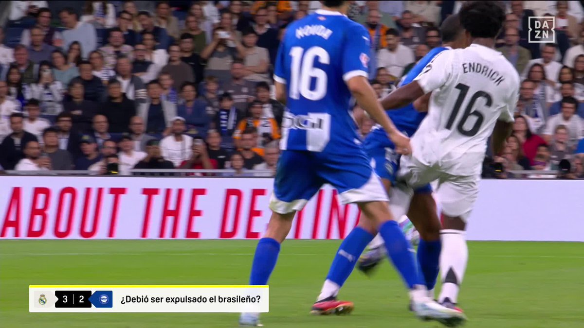La acción de Endrick con Mouriño por la que el Alavés pidió su expulsión #LALIGAenDAZN ⚽