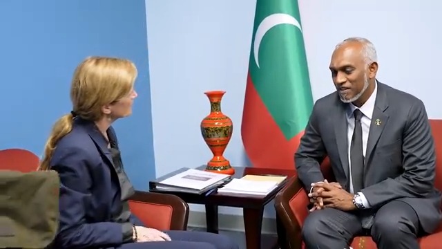 ރައީސުލްޖުމްހޫރިއްޔާ، ޔޫ.އެސް.އެއިޑްގެ އެޑްމިނިސްޓްރޭޓަރާއި ބައްދަލުކުރެއްވުން #MaldivesAtUNGA79 #UNGA79