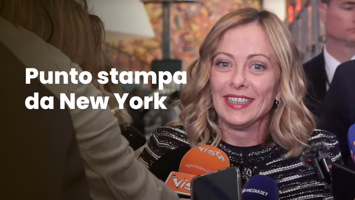 UNGA, il mio punto stampa di poco fa da New York.