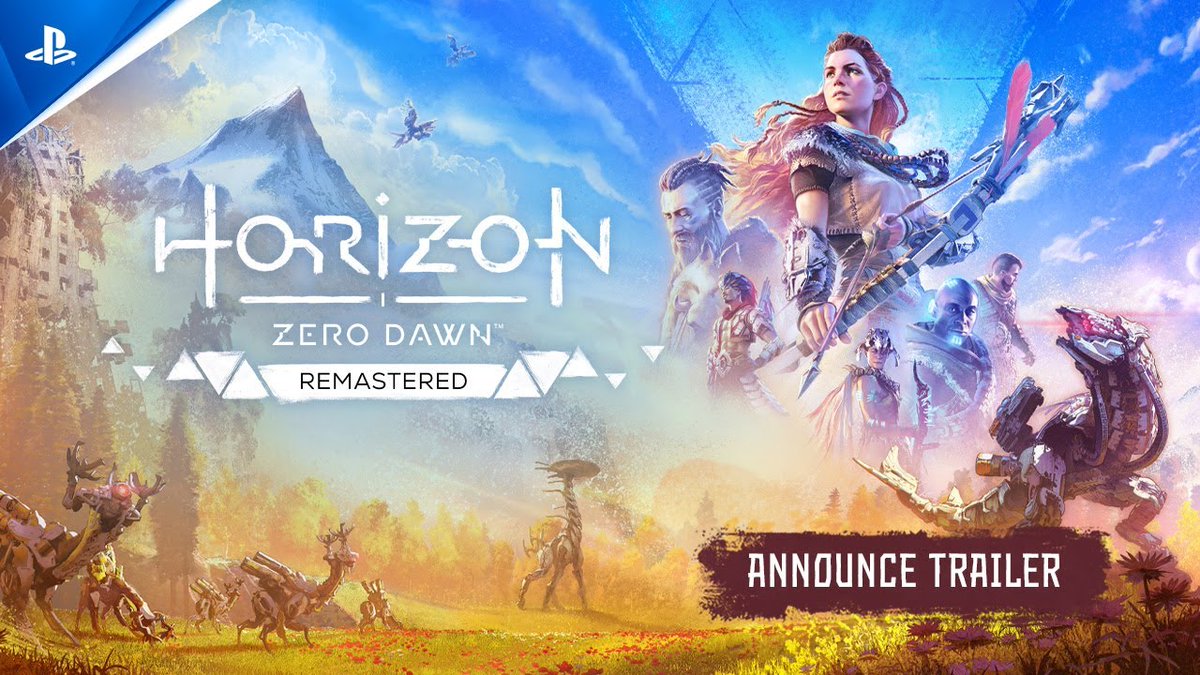 🍅 Horizon Zero Dawn Remaster est OFFICIEL ! Le jeu sortira le 31 octobre sur PS5 et PC.