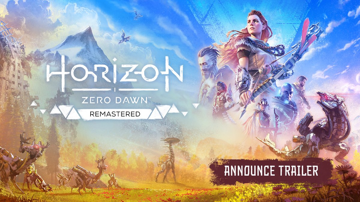 Aloy's first adventure, enhanced for PS5. Horizon Zero Dawn Remastered launches on October 31, complete with previous save data compatibility: