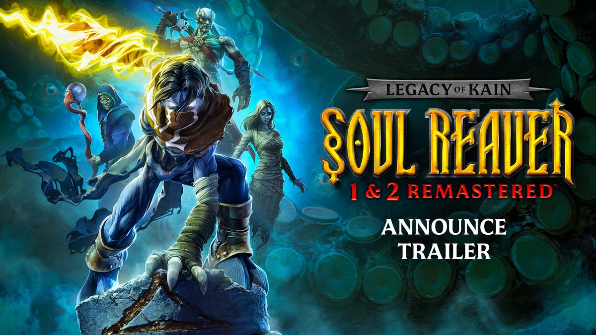 Nothing beats soul food. Legacy of Kain: Soul Reaver 1 &amp; 2 Remastered launches on December 10. First details: