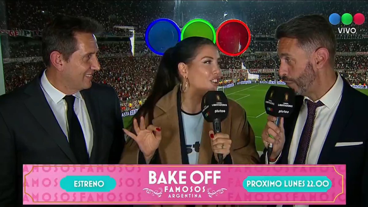 "Wanda Nara": Porque anunció el estreno de #BakeOffFamosos durante la transmisión de la #LibertadoresEnTelefe