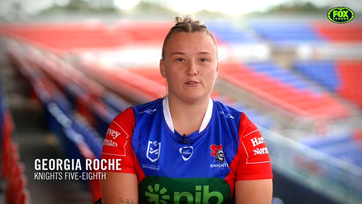 "I wanted to be a full-time rugby league player but at that time it weren't that realistic..." ๐๐ฅ Knights five-eighth Georgia Roche reflects on moving to Australia from the UK to follow her rugby league dreams. WATCH MORE ON NRLW ON FOX: