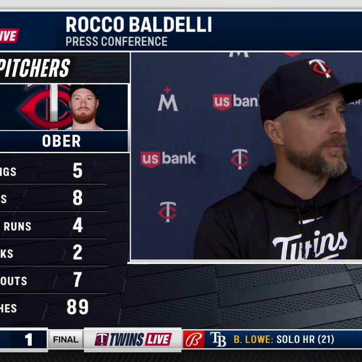 "There's no excuses to be given. We have to just keep having good, better, more positive at-bats and the outcomes will follow." Rocco reacts after the 4-1 loss to the Marlins. #MNTwins