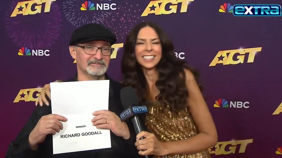#AGT’s singing janitor Richard Goodall reacts to his amazing Season 19 win! 🎉🥹👏 America’s Got Talent @HeidiKlum