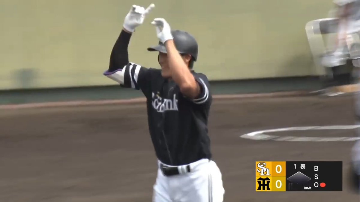 #柳田悠岐 選手が2軍戦で復帰後初ホームラン👏 終盤戦、クライマックスシリーズに向けて朗報です😭 #sbhawks #鷹フル
