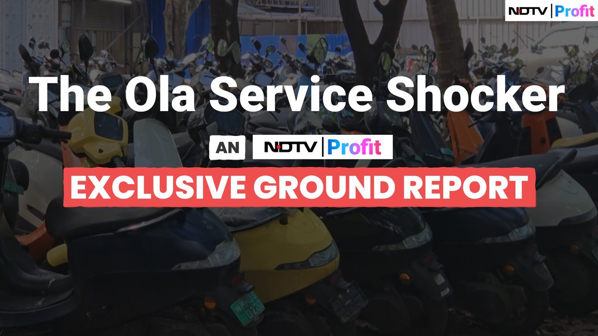 #OlaElectric has a service problem. Ola electric scooters outsell the industry, but customers' complaints of the service nightmare are hard to ignore. Watch NDTV Profit exclusive ground report by Tushar Deep Singh.