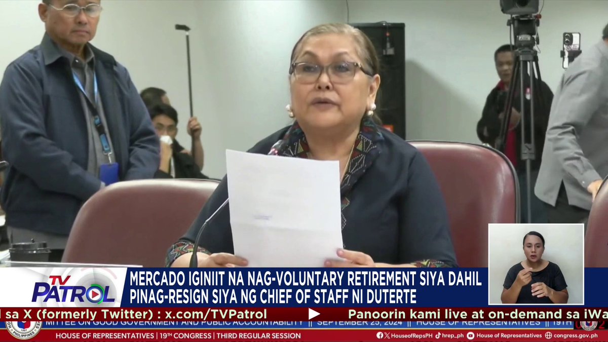 Humarap sa komite ng Kamara ang isang dating opisyal ng DepEd at isiniwalat na inabutan siya ng buwanang sobre na may lamang P50,000 mula nang maitalagang pinuno ng procuring entity noong 2023. Galing umano ang sobre sa noo’y DepEd secretary na si Vice President Sara Duterte.