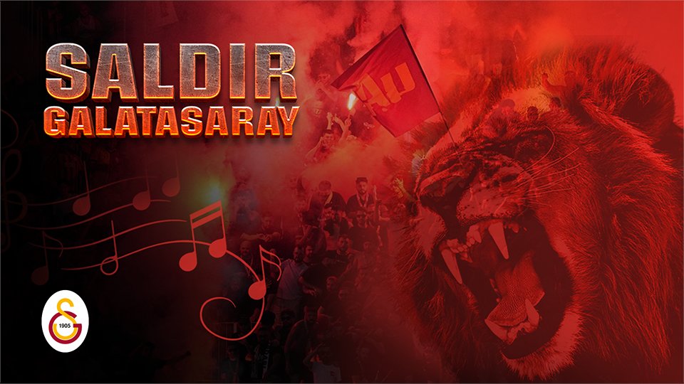 🎧 Saldır Galatasaray tezahüratımızın marş versiyonu Galatasaray YouTube Kanalı’nda yayında! 🔥 🎼👇