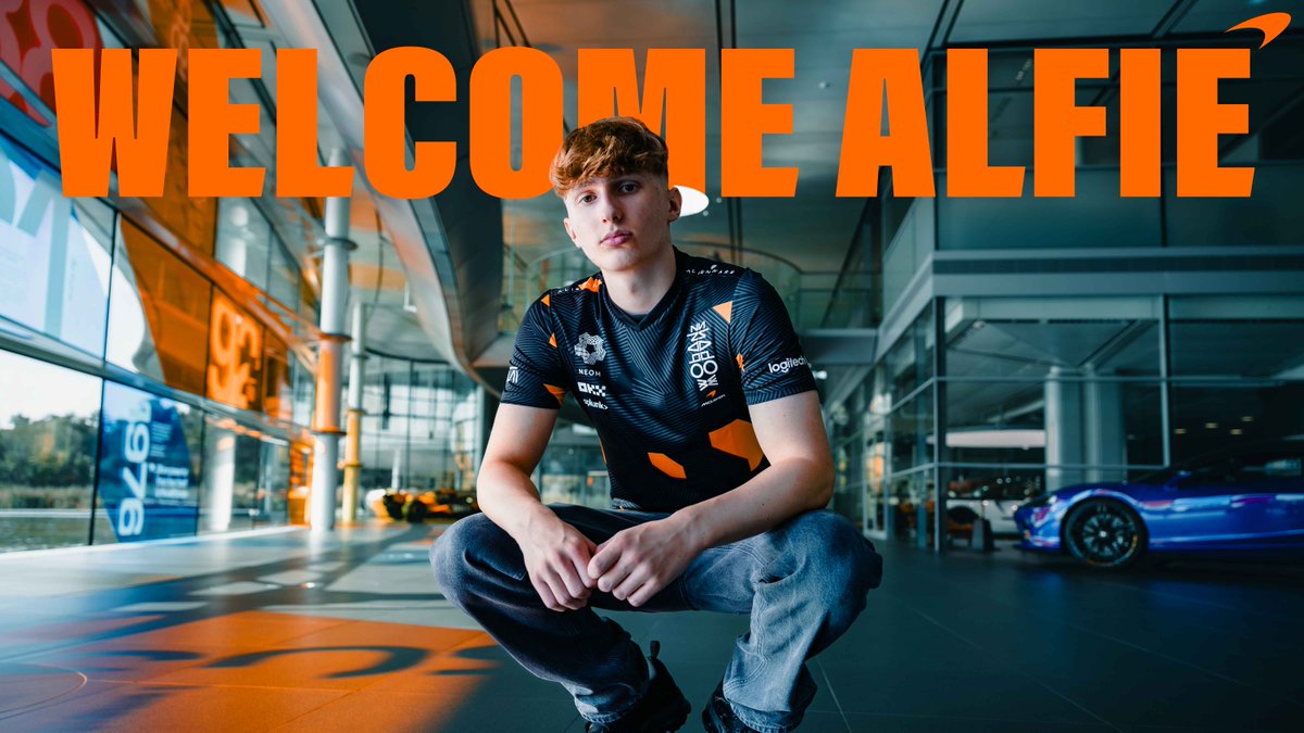 We are delighted to welcome a new member of Team Papaya 🧡 Alfie Butcher joins McLaren Shadow F1 Sim Racing Team. Let’s get to work 👊