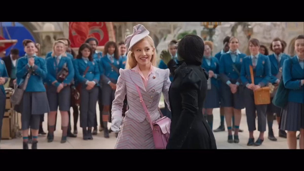 We couldn’t be happier with this latest sneak peak at @WickedMovie! 🧹🫧 #WICKED