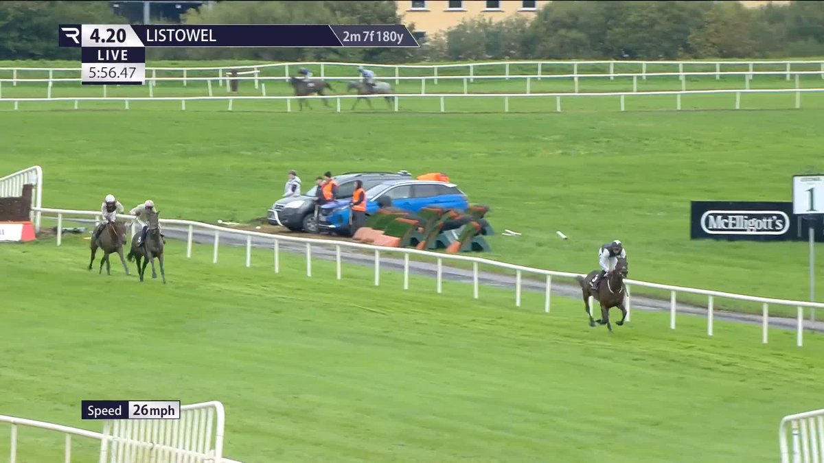 Flooring Porter wins the Grade 3 Guinness Ireland Kerry National Handicap Chase for Keith Donoghue and Gavin Cromwell