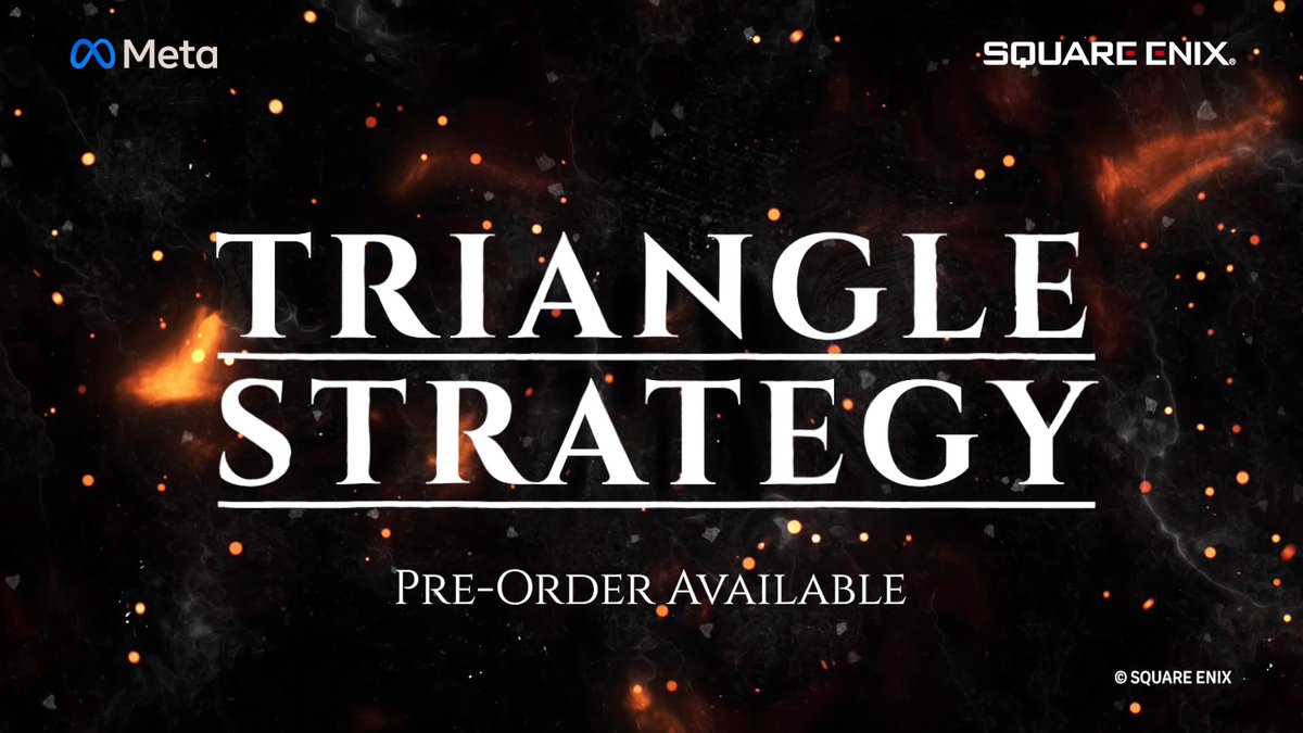 Triangle Strategy launches on #MetaQuest on October 31st! Pre-order is available at a 13% discount: Witness the war of Norzelia unfold in front of your eyes, and immerse yourself in the tactical turn-based combat with the power of VR.