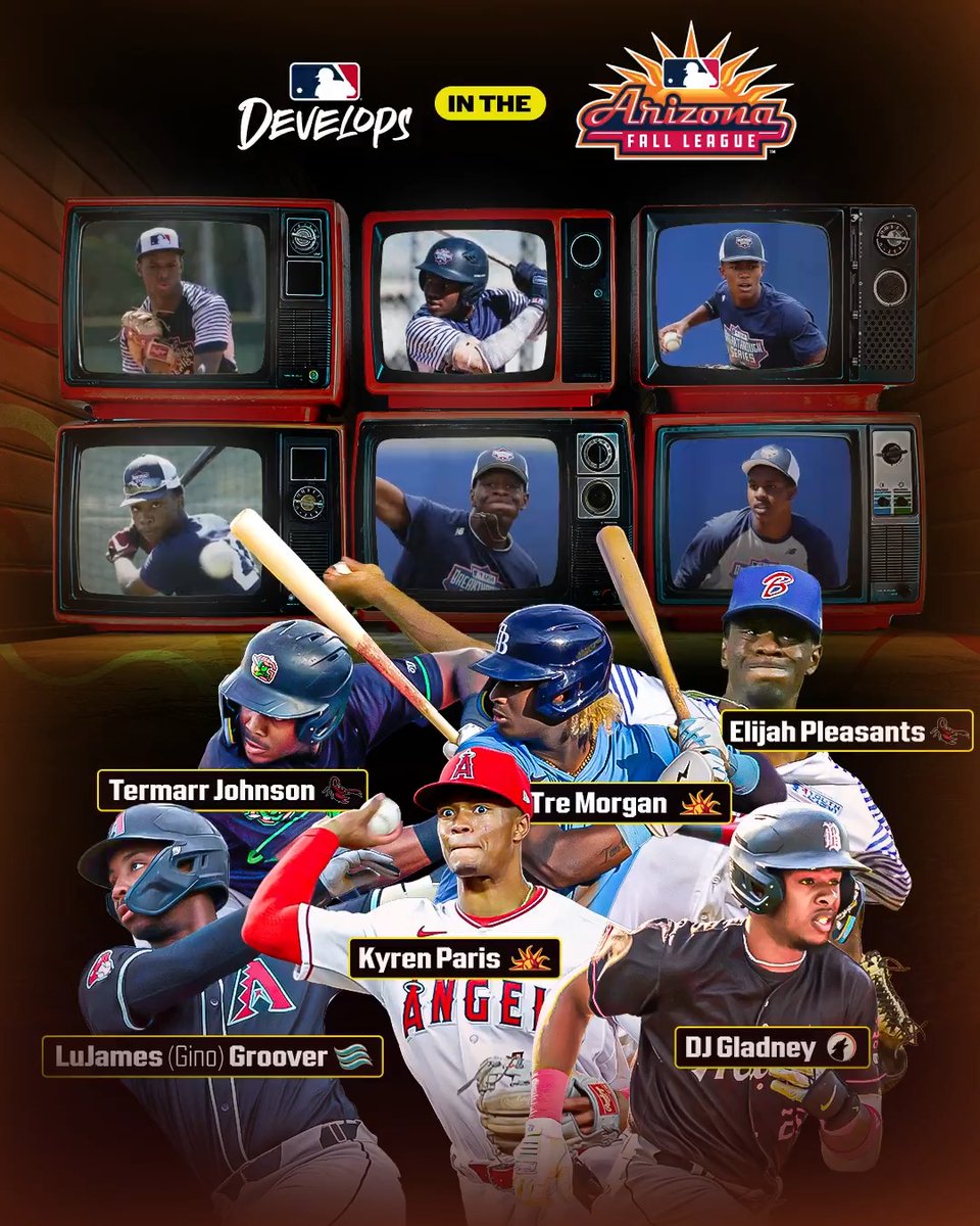 An #MLBDevelops special coming this fall 😎 Watch our alumni in the ‘24 Arizona Fall League 🏜️⚾‼️