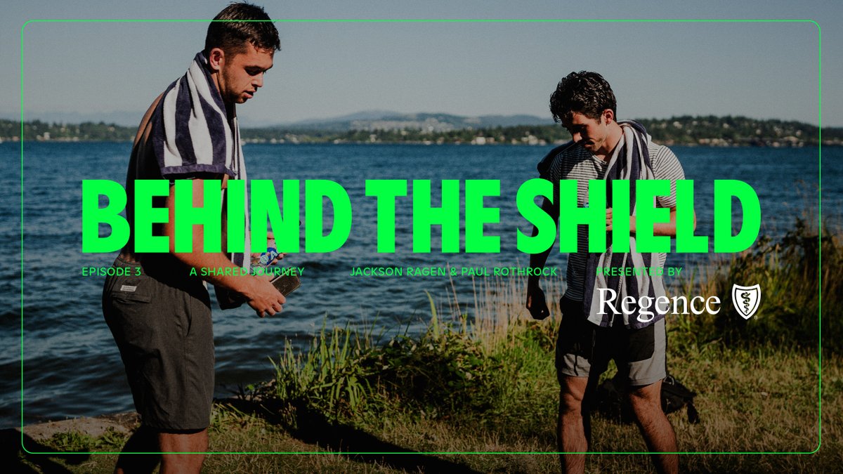 Behind The Shield, Episode 3: A Shared Journey 🎥 In partnership with Regence BlueShield, Jackson Ragen and Paul Rothrock discuss their paths from the Academy to the First Team and the importance of their support systems.