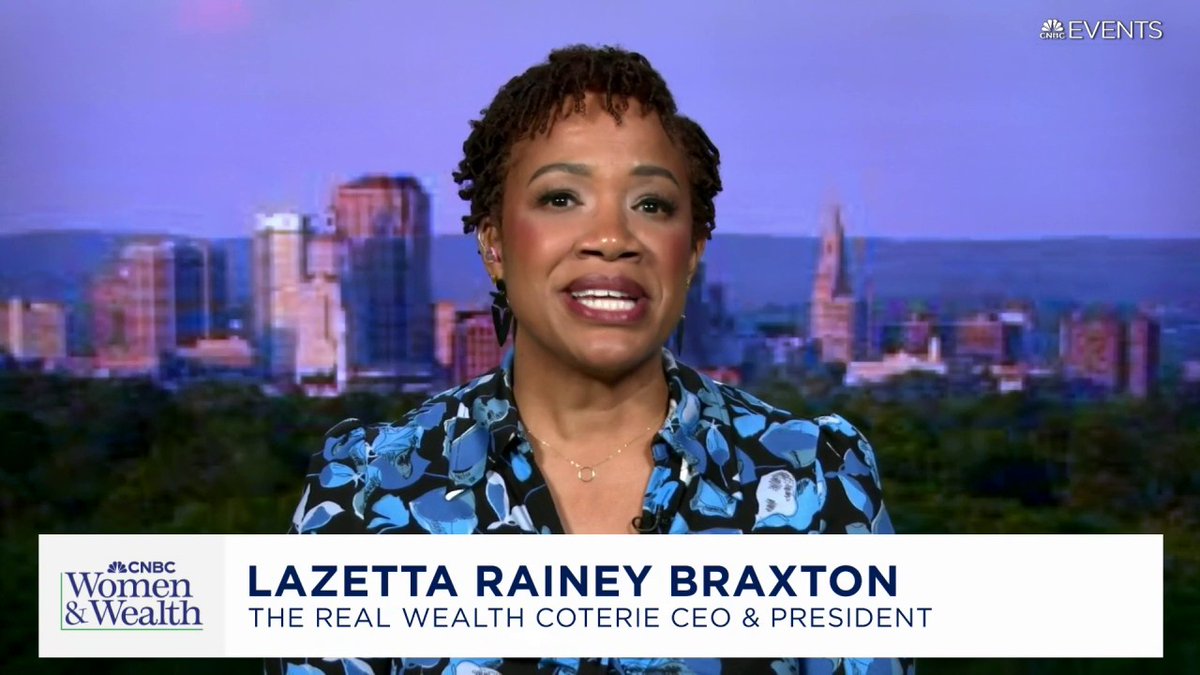 CEO & President of The Real Wealth Coterie Lazetta Rainey Braxton, MBA, CFP® (she/her/hers) answers an audience question about managing your finances after divorce at the #CNBCWomenAndWeath event. Watch here: