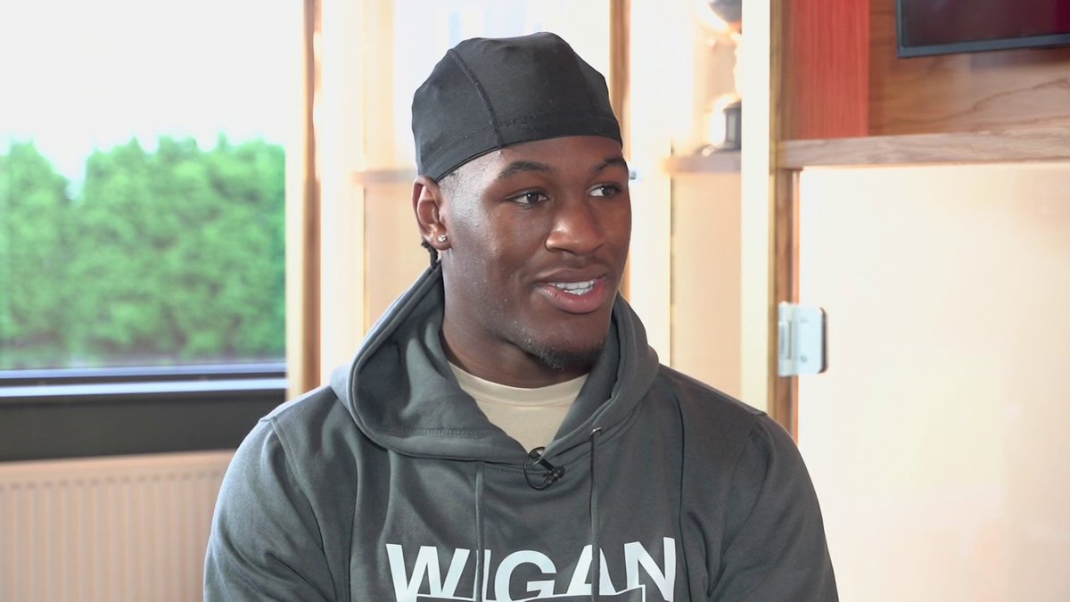 "It was a no-brainer" ❤️ Junior Nsemba reacts after signing a new contract at Wigan Warriors until 2030 🚨