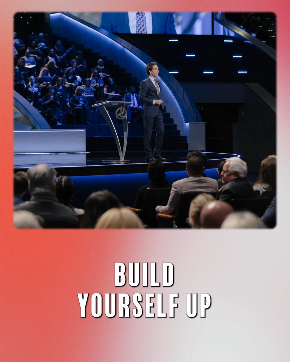 Here’s a key: nobody can give you everything you need. Nobody can keep you fixed. Only God can give you what you need. He’ll use people, but people are limited. Listen to this message, "Build Yourself Up":