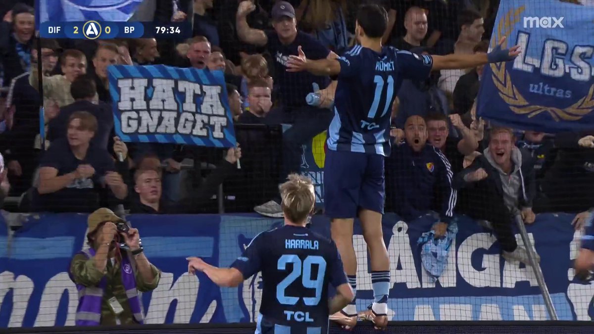 Deniz Hümmet sätter dit 2-0 för Djurgården efter fint förarbete av Santeri Haarala och Gustav Wikheim! 👀 📲 Se DIF - BP på Max