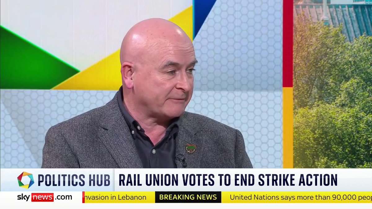 RMT's "painful" dispute has ended with union members voting overwhelmingly for a new pay deal with train companies and Network Rail. RMT General Secretary Mick Lynch says, 'Labour haven’t caved, they’ve just ended the Tory nonsense'. #PoliticsHub