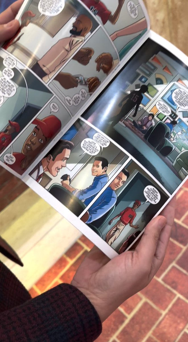 We're still celebrating National Comic Book Day! REPOST for a chance at a copy of the Stars of MLB Network comic book signed by Ro Flo! Rules in bio | NoPurNec | US/18+, Ends 9/27 Digital edition 👉