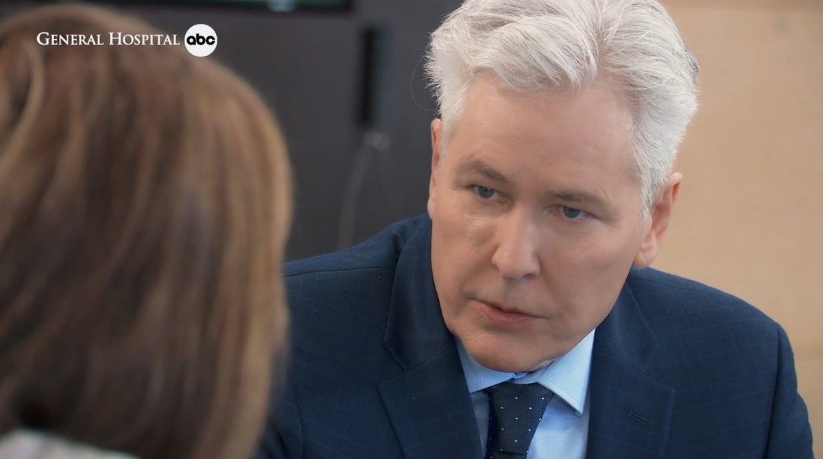 WATCH: Alexis' need to shield Kristina from her murder charge frustrates Martin (and that's putting it mildly). #GH