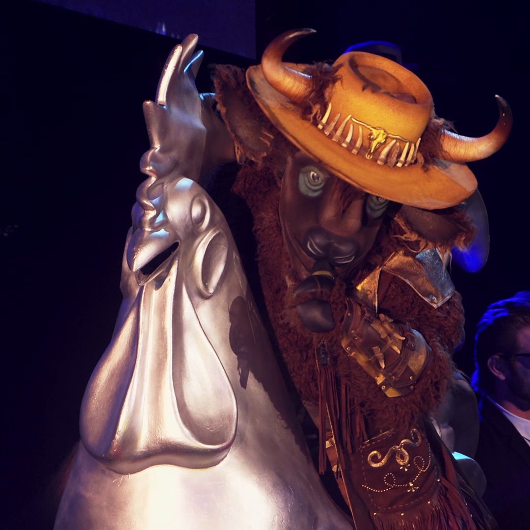 Not one, not two, but THREE?! 🔥 #BuffaloMask has come in and taken the herd by storm! 🦬 #TheMaskedSinger