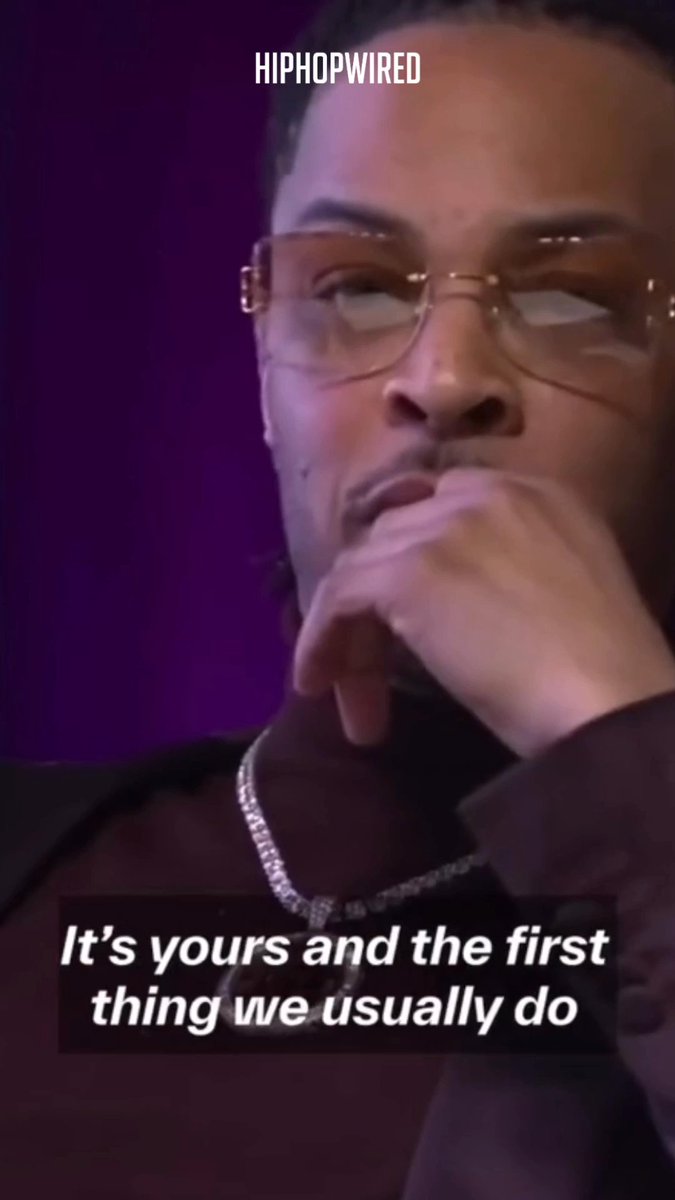 “Don’t let nobody talk you out of your vision.” #TI shares a piece of wisdom for anyone trying to follow their dreams. 🎥: T.I.