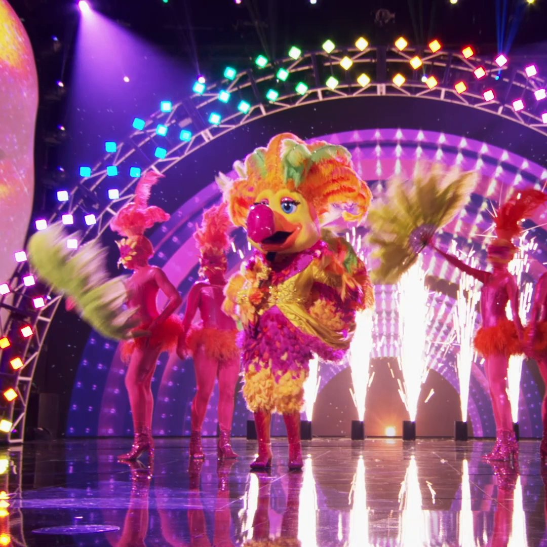 Shake your tail feather, #ShowbirdMask! Who else loved this performance? 😍💕 #TheMaskedSinger