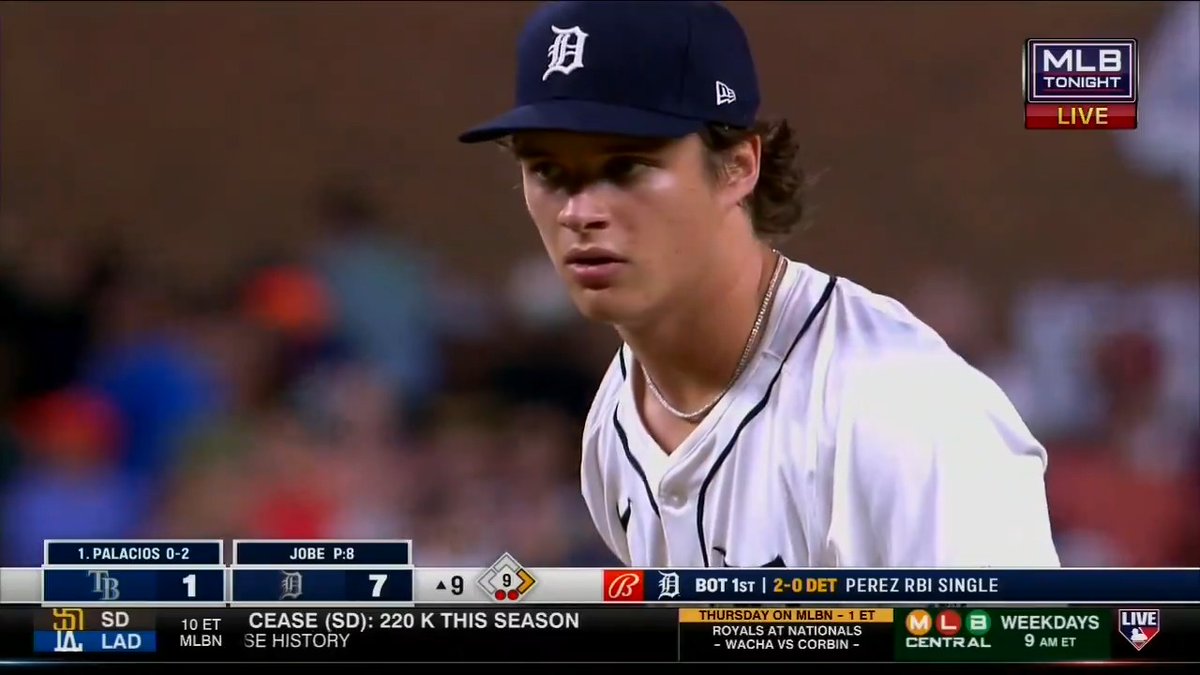 Jackson Jobe closes it out for the Detroit Tigers in his MLB debut! #RepDetroit