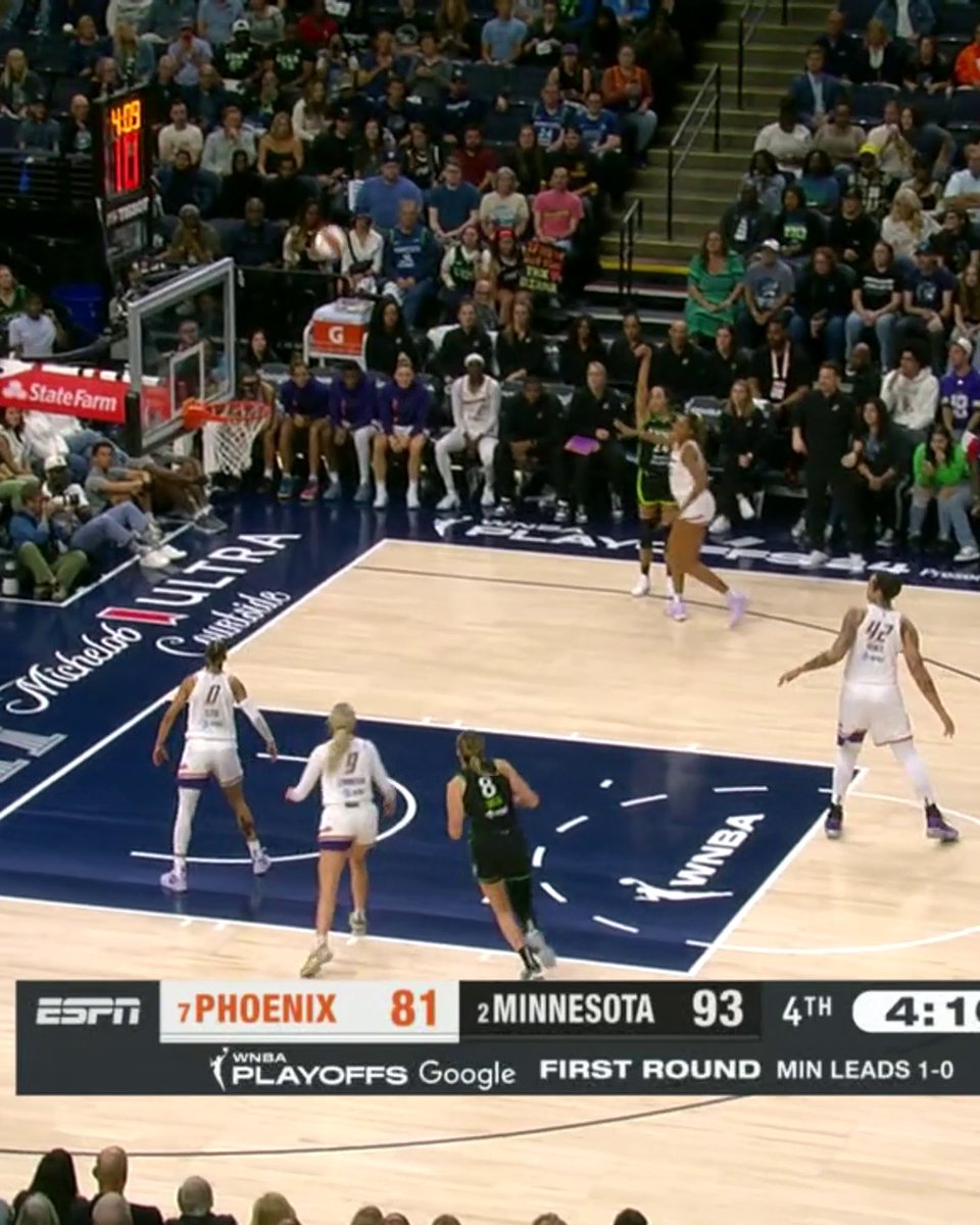 NAPHEESA COLLIER GOES OFF TO TIE THE RECORD FOR MOST POINTS IN A PLAYOFF GAME IN WNBA HISTORY 🔥