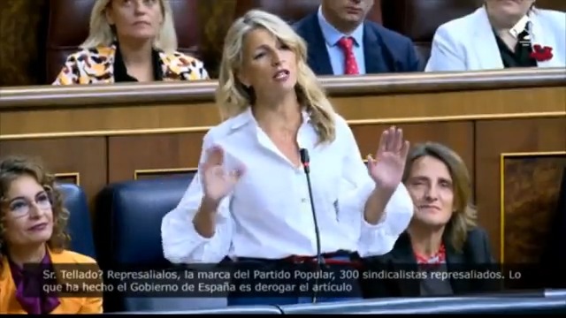 #LoMásVisto | Yolanda Díaz responde a Miguel Tellado: "Le voy a hablar de algo que les gusta mucho a los señores del PP. ¿Sabe lo que hacían ustedes con los golfos que robaban a Hacienda? Amnistías fiscales, les han regalado 40.000 millones de euros"