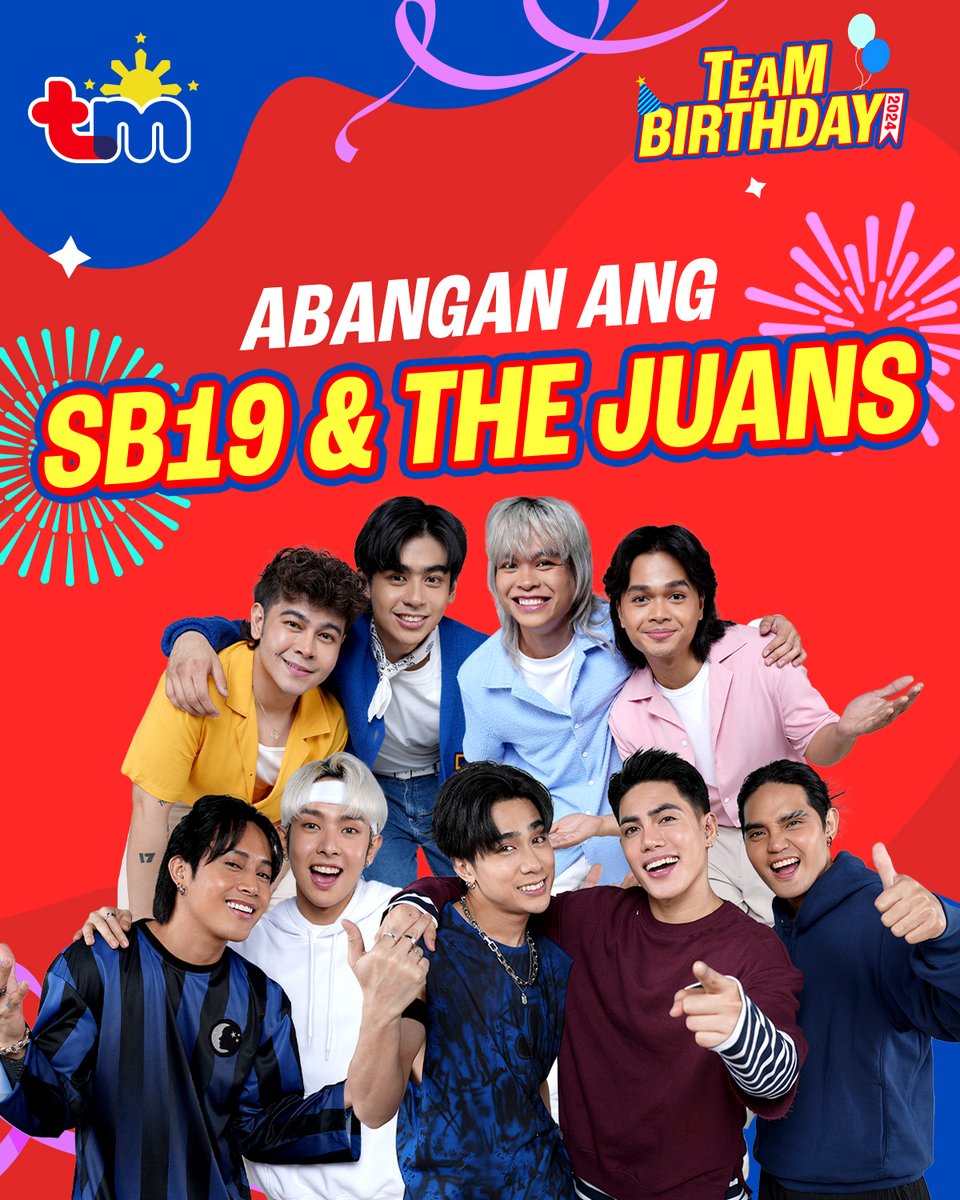 May tickets na ba ang lahaaaat? Mag-ready na maki-jam kasama ang SB19 Official at The Juans sa #TeaMFair2024! 🤩 Mag-redeem na ng tickets at maki-TeaM Birthday na! 🎂