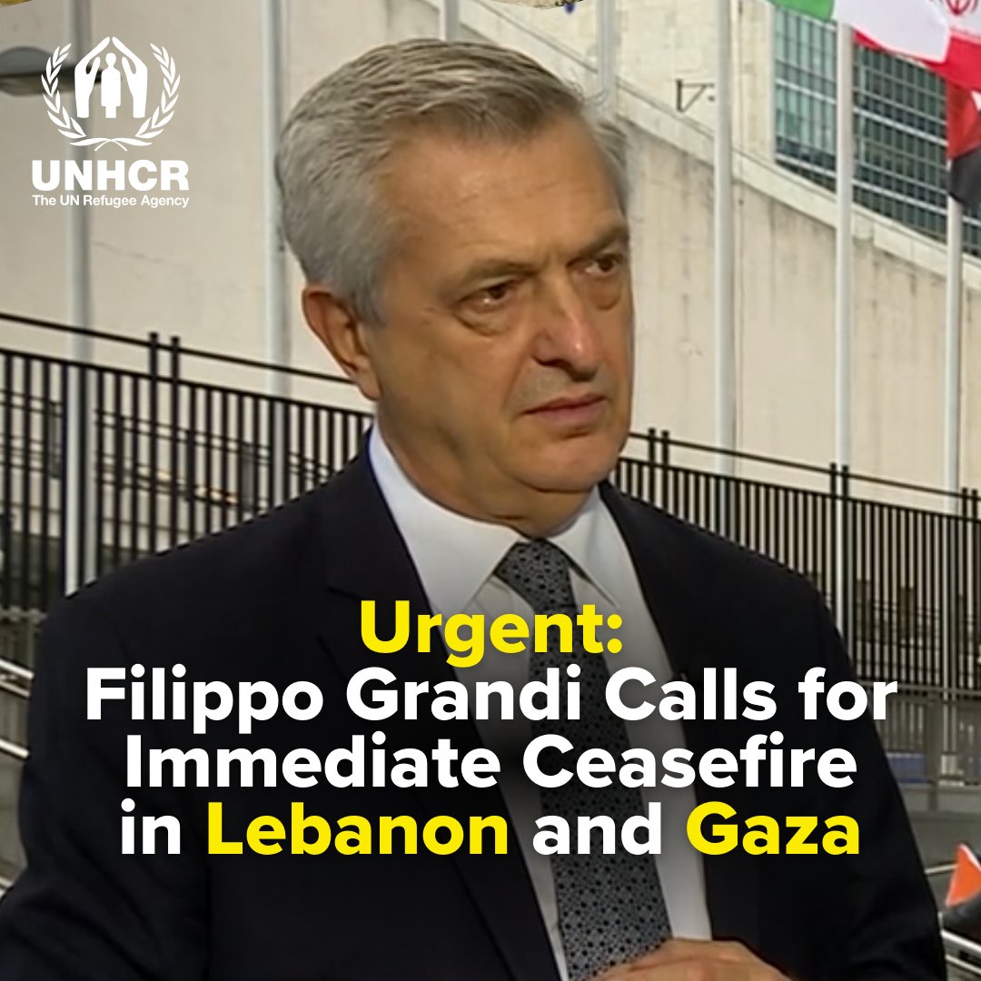 Lebanon on the brink: The escalating violence has created an urgent need for humanitarian support. Filippo Grandi calls for a ceasefire and peace. Lebanon cannot bear this burden alone. Now is the time for global action.