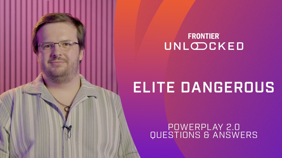 💬 We spoke with Game Designer Curtis Griffiths to answer some of your Powerplay 2.0 questions during September's Frontier Unlocked! 📜 Full Q&amp;A: