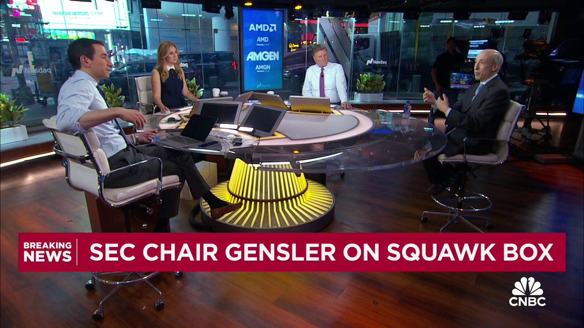 "I feel honored to be in this job and if Mr. Cuban wants the job, it's because it's one of the best jobs in Washington," says Gary Gensler, Chair U.S. Securities and Exchange Commission, about Mark Cuban.