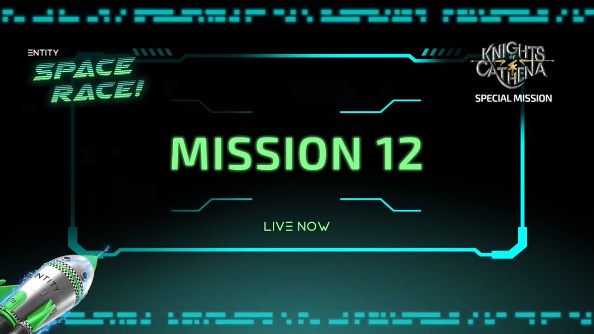 Suit up for battle with Knights of Cathena🌱💀! In the tactical world of Altea, every move counts. Get ready to earn $CGO, unlock powerful NFT items, and climb the ranks.⚔️ Space Race Mission 12 is now live with 300 Astro Credits + a Loot Box up for grabs!