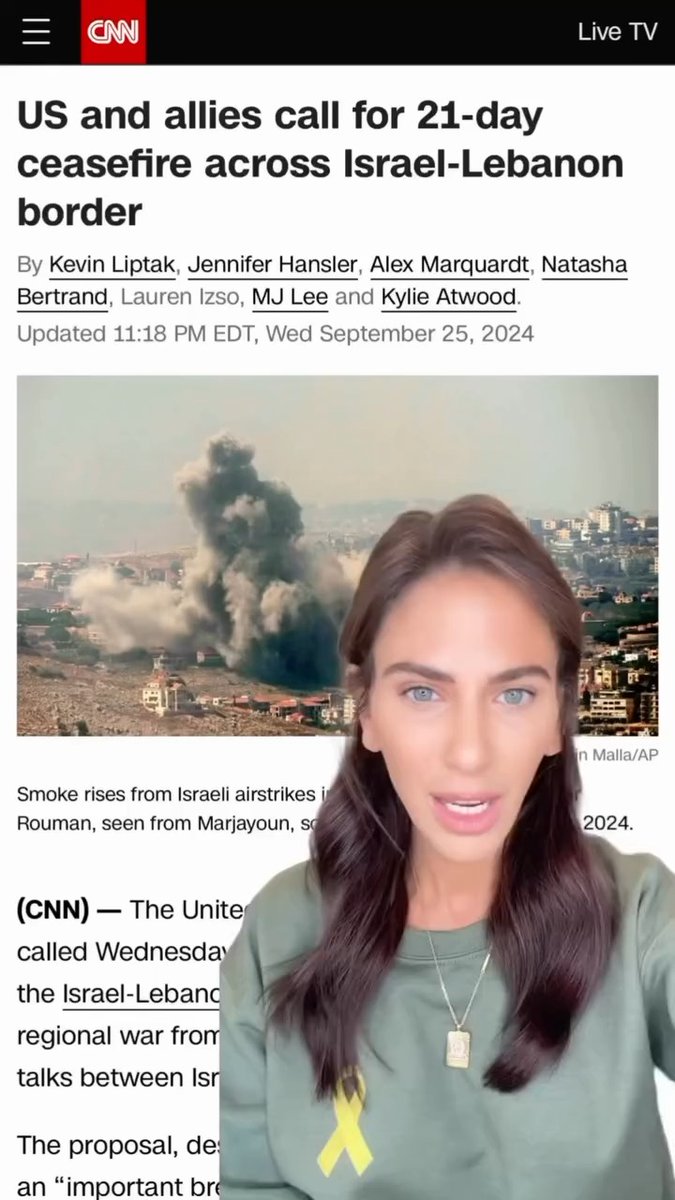 Where the hell have you been for the past year? For the past 23 years?? When Hezbollah has been busy violating the last ceasefire agreement. Only now when Israel responds do we call for a “ceasefire.” Israel is the only country in the world that is not allowed to defend itself. That is called ANTISEMITISM.